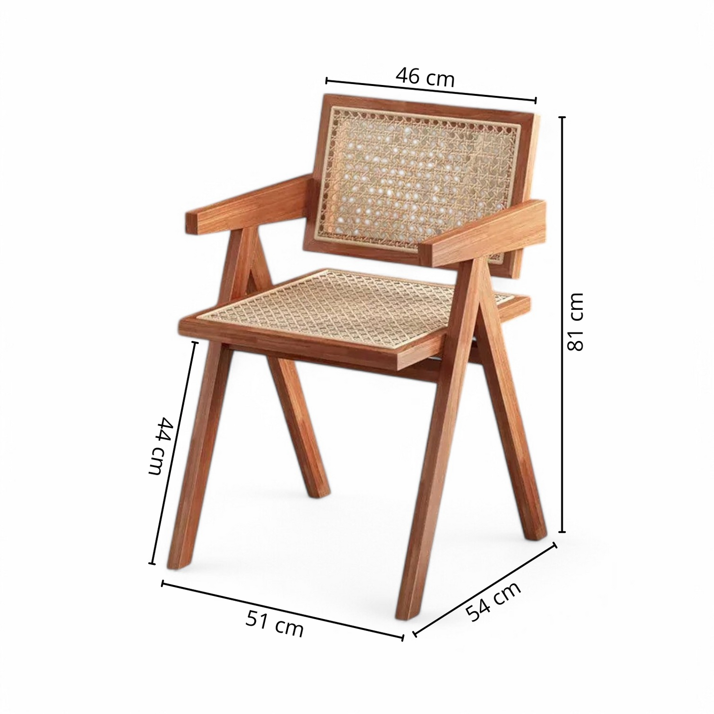 Hochwertiger Esszimmerstuhl im minimalistisches Design